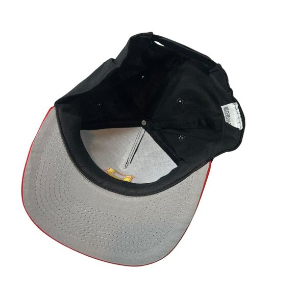 Pittsburgh Pirates Vintage SGA Snapback Baseball Hat Cap Y2K 90's Black Red MLB - Picture 7 of 9